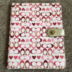 Used Coach iPad cover